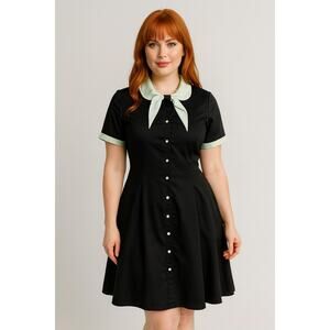 New Allegra K Sissy Maid Uniform Dress XL Fit & Flare Cosplay Work Play Gothic